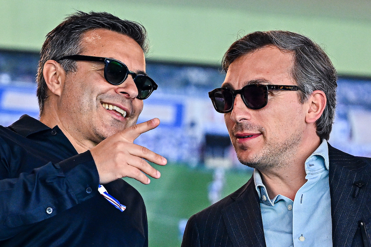 Roma Sampdoria Andrea Radrizzani E Uno Dei Soci Di Singapore All