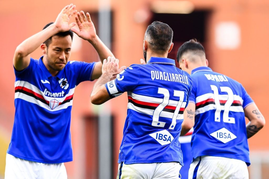 Sampdoria Quagliarella Yoshida