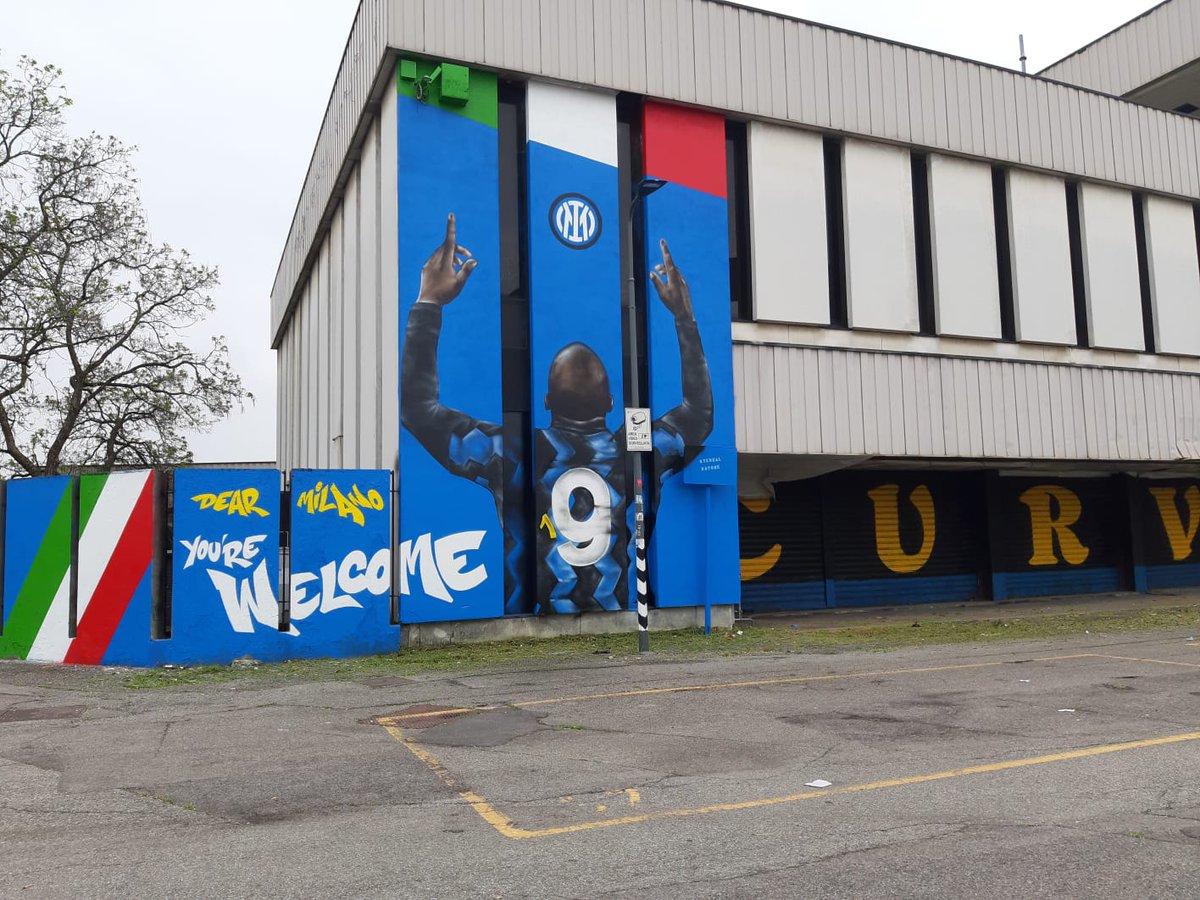 OK Daniele Mari FcInter1908 inter lukaku murales 