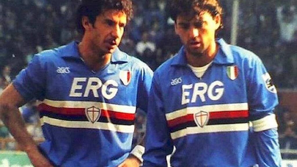 Sampdoria Vialli Bobby goal