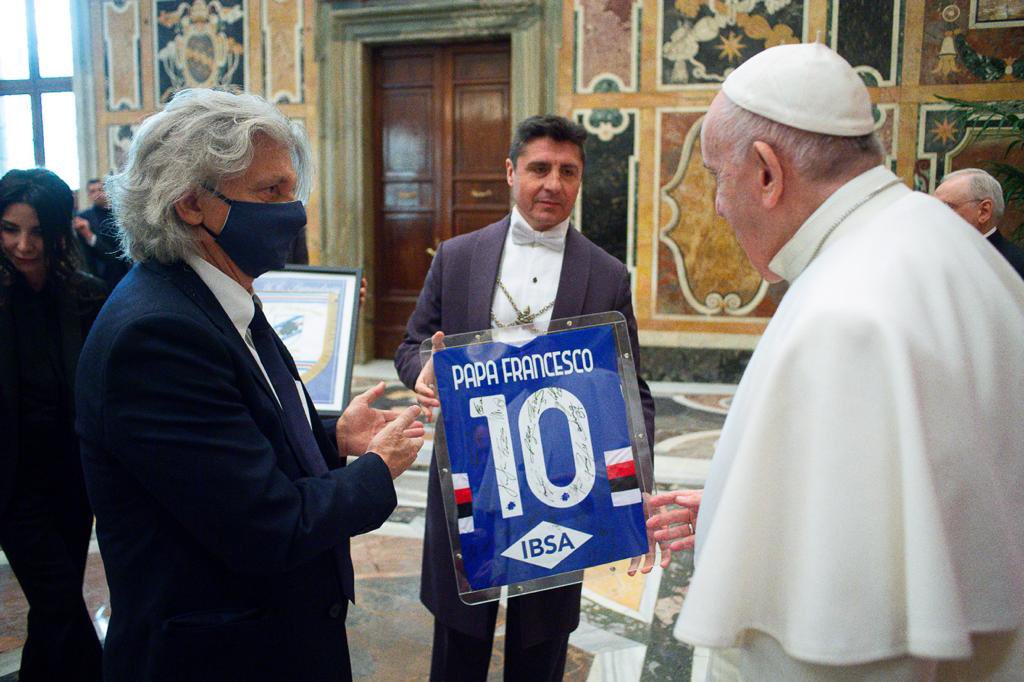 Massimo Ferrero Papa Francesco