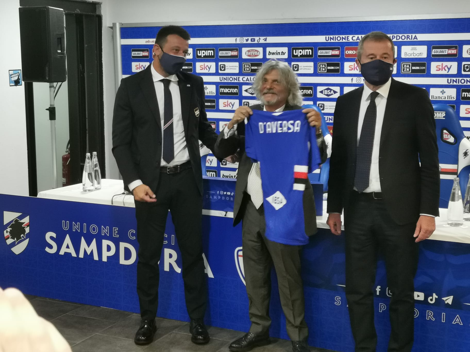 Sampdoria Ferrero D'Aversa Ranieri