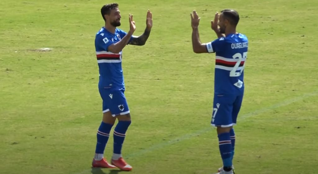 caputo quagliarella sampdoria empoli