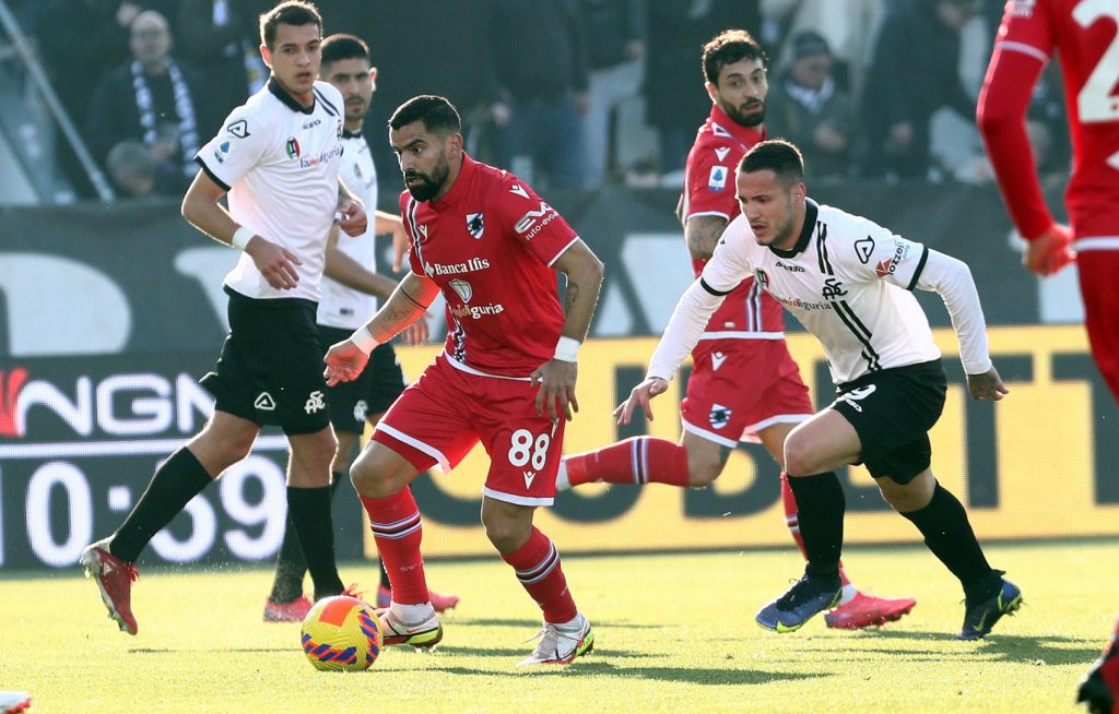 Spezia Sampdoria bookmakers