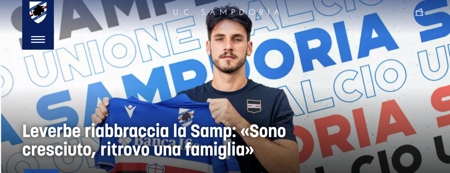 Sampdoria Maxime Leverbe