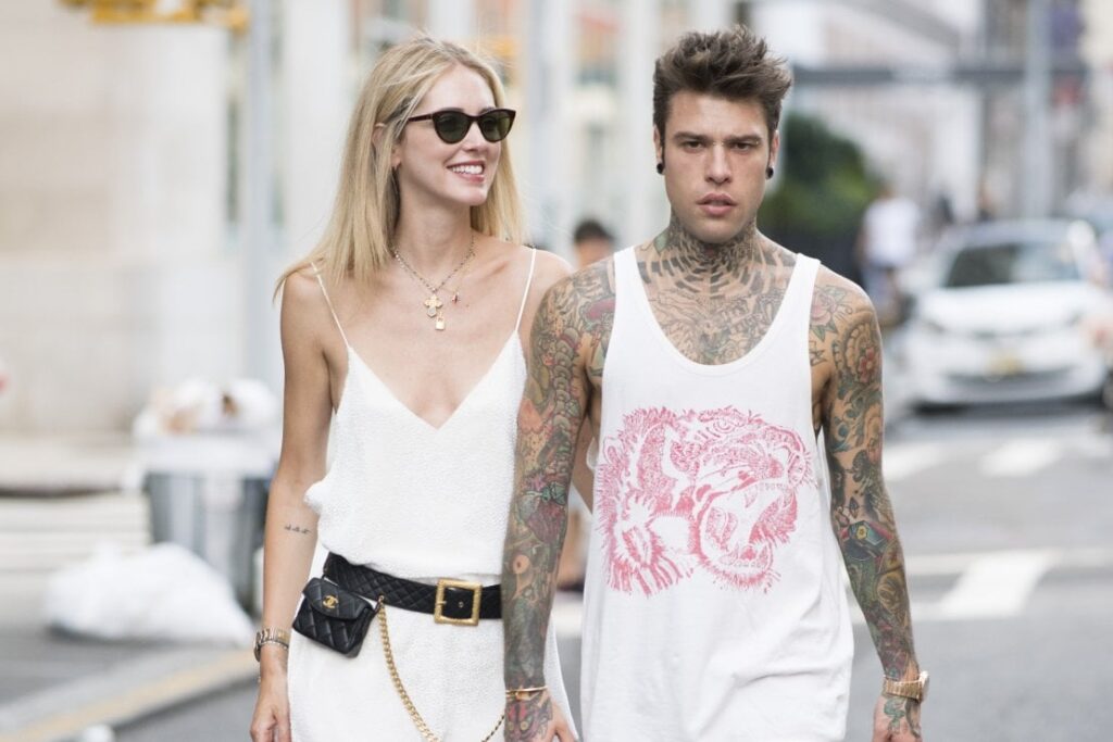 Fedez Chiara Ferragni lenzuola