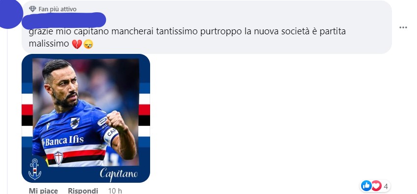 sampdoria quagliarella tifosi