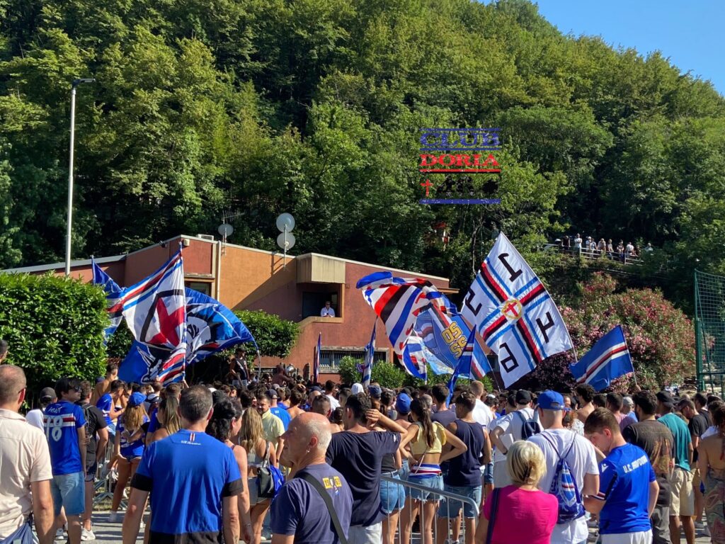 Sampdoria test ritiro