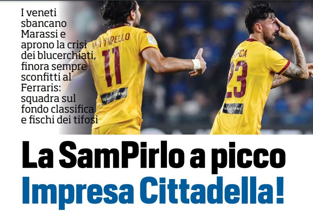 sampdoria cittadella tuttosport serie c