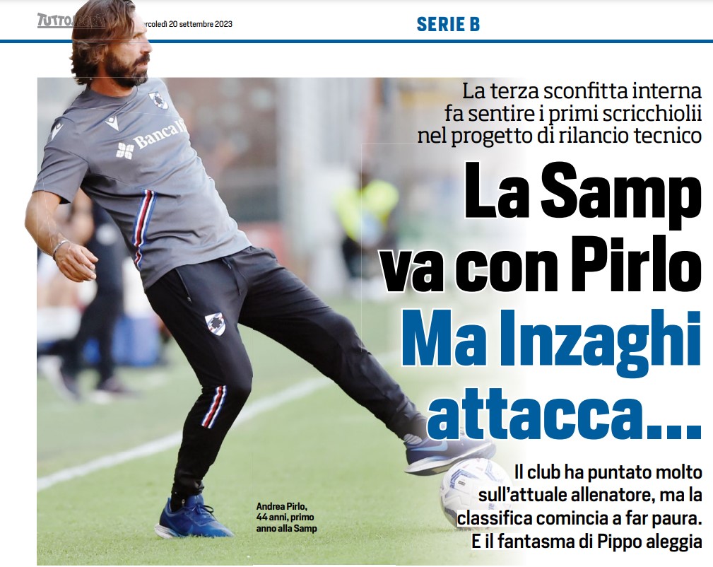 sampdoria pirlo pippo inzaghi