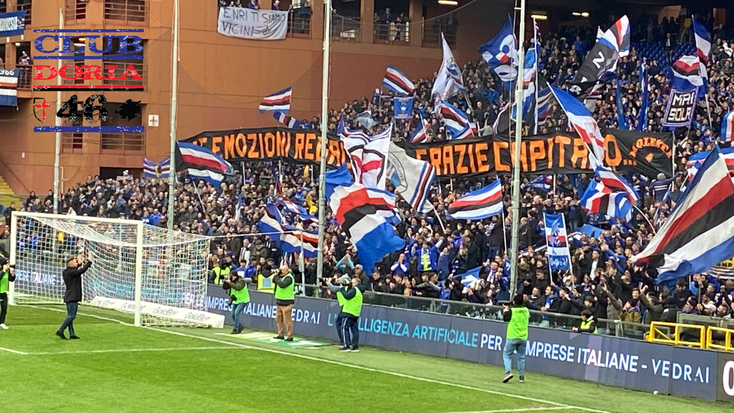 VIDEO - Sampdoria, Tutto Il Luigi Ferraris In Piedi Per Fabio ...