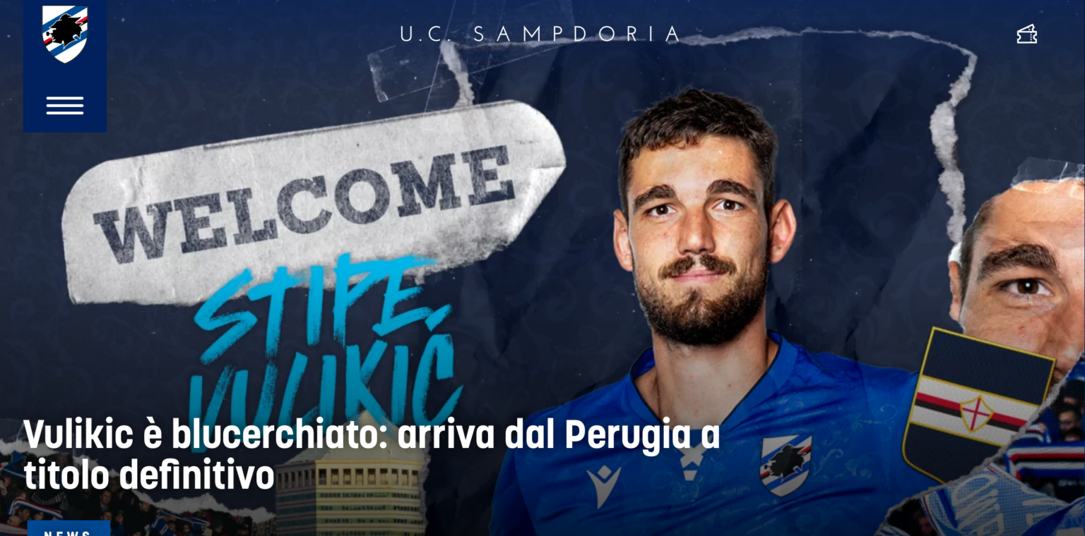 calciomercato Sampdoria Vulikic