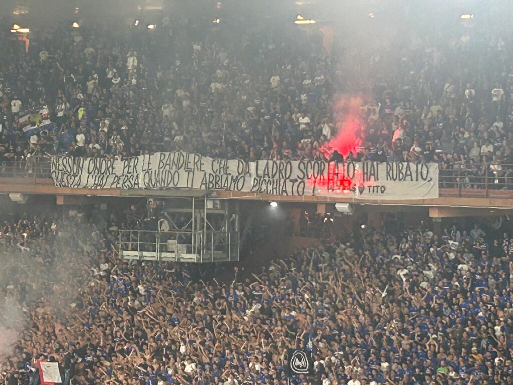 Sampdoria La Sud tifosi