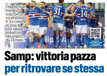 sampdoria cesena tuttosport