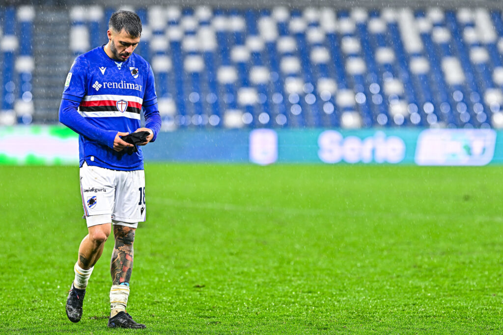 Sampdoria Palermo Leonardo Semplici Nicholas Ioannou Lorenzo Venuti