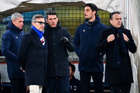 Sampdoria Manfredi confusione