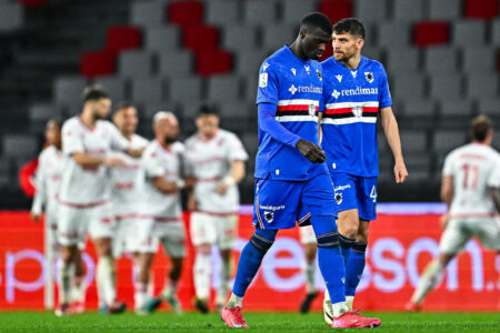 pagelle bari sampdoria niang semplici